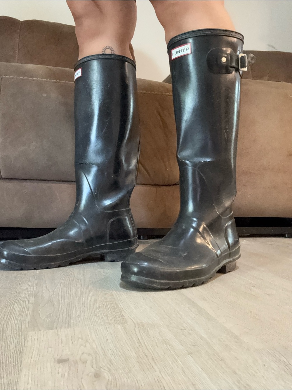 Hunter Original Tall Black Rain Boots - Women’s